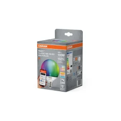 Osram Smart+ Matter Classic LED E27 Globe Matt 14W 1521lm - 827-865 Justerbar Vit | Dimbar - Ersättare 100W