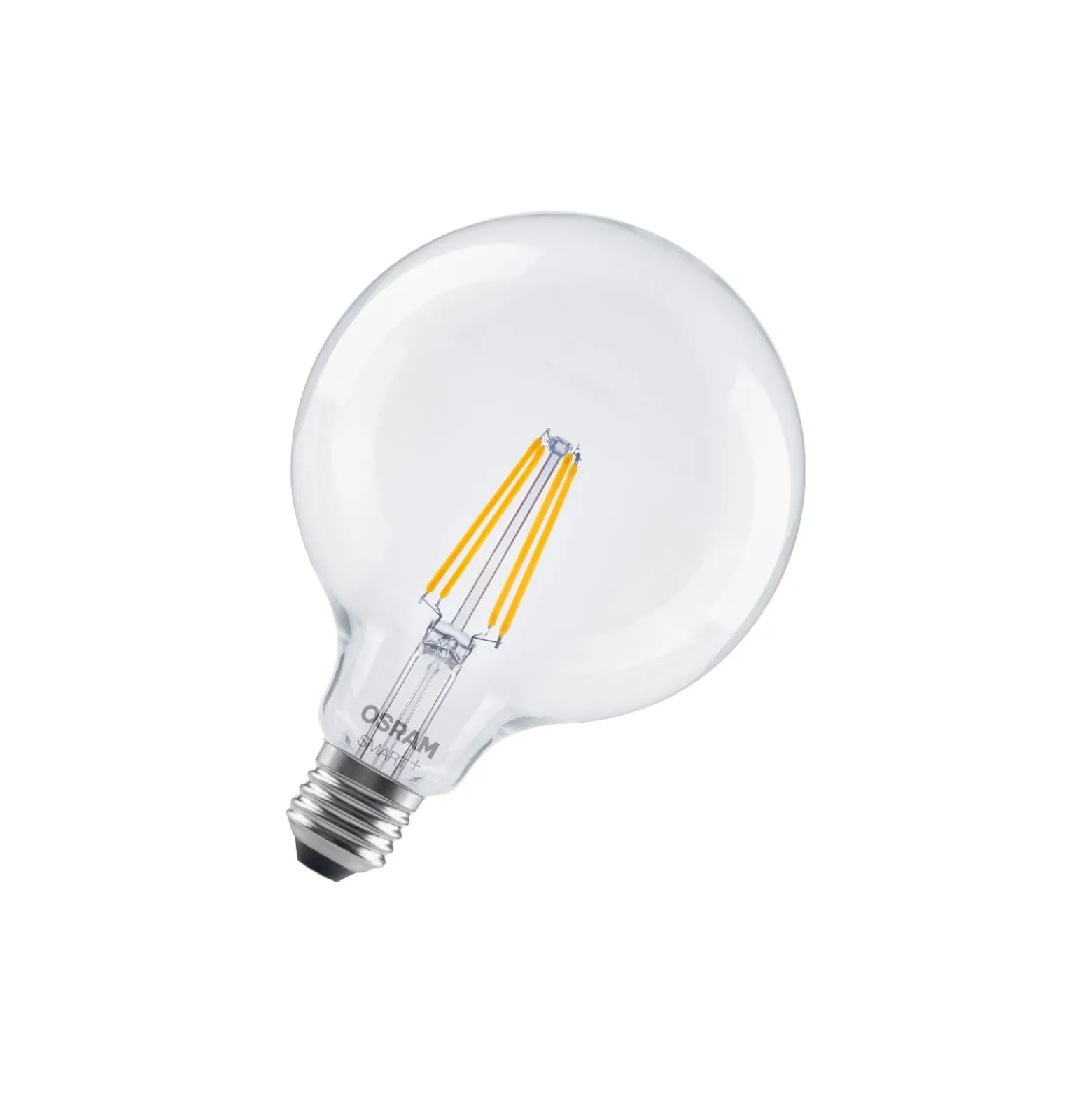 Osram Smart+ Matter E27 Globe Filament Klar 6W 806lm - 827 Extra Varm Vit | Dimbar - Via Smart Device Only - Ersättare 60W