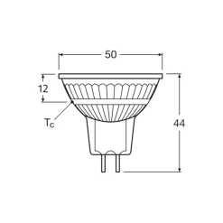 Osram Superstar LED GU5.3 Spot Klar 3.4W 230lm - 927 Extra Varm Vit | Dimbar - Bästa Färgåtergivning - Ersättare 20W