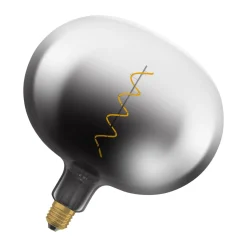Osram Vintage 1906 LED Classic Globe LED E27 Special Filament Smoke 4.5W 150lm - 818 Extra Varm Vit | Ersättare 15W
