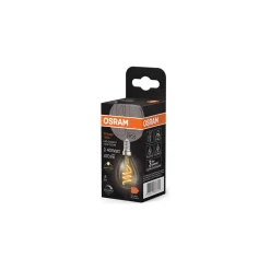 Osram Vintage 1906 LED Classic Slim E14 Päron Filament Klar 4.6W 470lm - 927 Extra Varm Vit | Bästa Färgåtergivning - Dimbar - Ersättare 40W