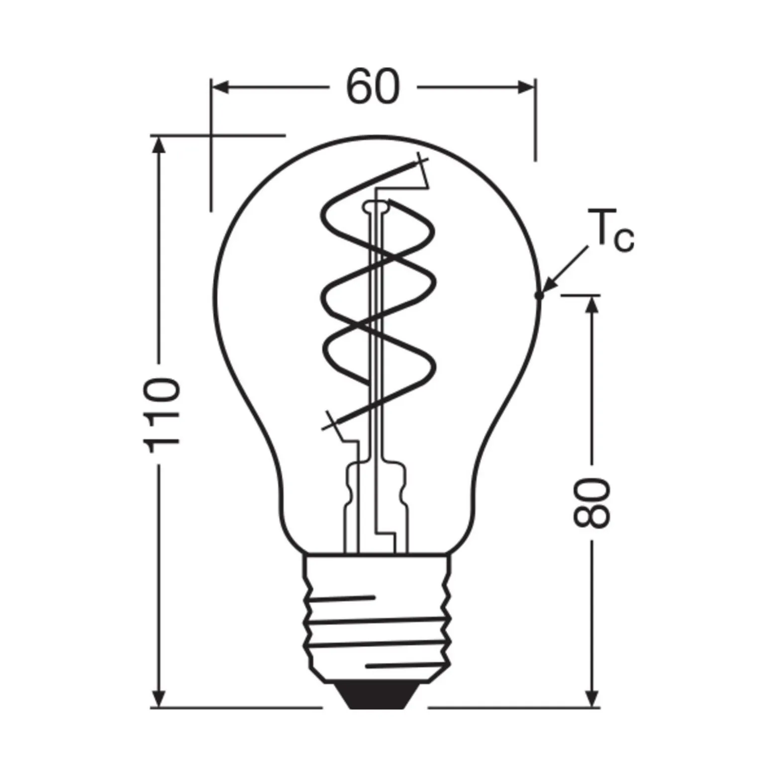 Osram Vintage 1906 LED Classic Slim E27 Päron Filament Klar 8W 806lm - 922 Extra Varm Vit | Bästa Färgåtergivning - Dimbar - Ersättare 60W