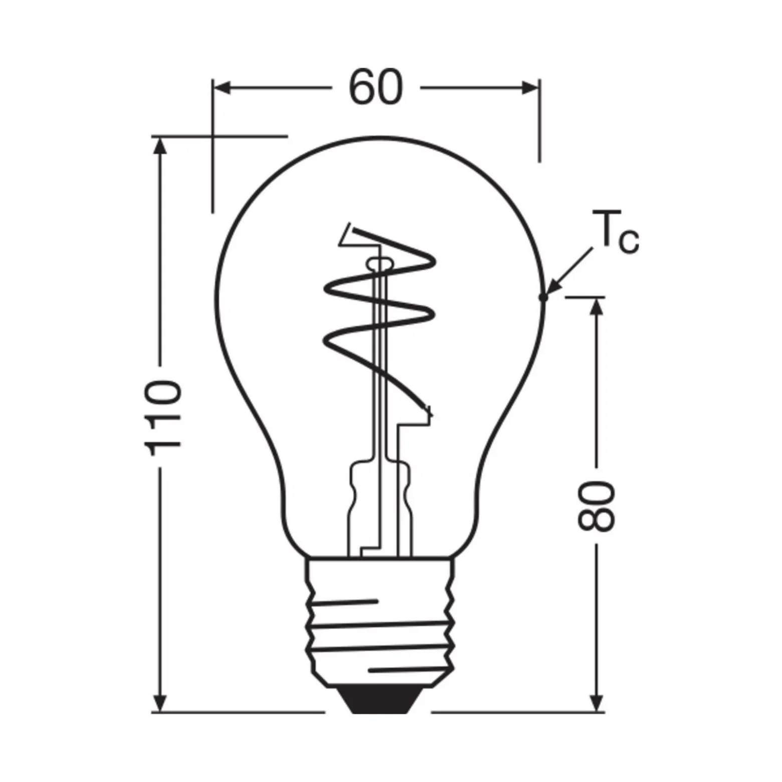 Osram Vintage 1906 LED Classic Slim E27 Päron Filament Guld 4.9W 470lm - 927 Extra Varm Vit | Bästa Färgåtergivning - Dimbar - Ersättare 40W