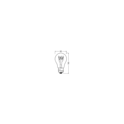 Osram Vintage 1906 LED Classic Slim E27 Päron Filament Klar 4.8W 470lm - 827 Extra Varm Vit | Dimbar - Ersättare 40W