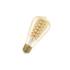 Osram Vintage 1906 LED E27 Edison Filament Guld 8.8W 806lm - 824 Extra Varm Vit | Dimbar - Ersättare 60W
