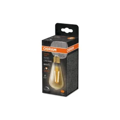 Osram Vintage 1906 LED E27 Edison Filament Guld 7.2W 806lm - 824 Extra Varm Vit | Ersättare 60W