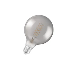 Osram Vintage 1906 LED E27 Globe Filament Smokey 125mm 7.8W 360lm - 818 Extra Warm White | Dimmable