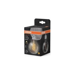 Osram Vintage 1906 LED E27 Globe Filament Twist Klar 7.2W 806lm - 927 Extra Varm Vit | Bästa Färgåtergivning - Dimbar - Ersättare 60W