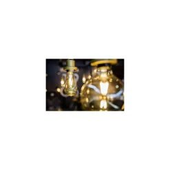 Osram Vintage 1906 LED E27 Globe Filament Guld 125mm 6.5W 650lm - 824 Extra Varm Vit | Dimbar - Ersättare 50W