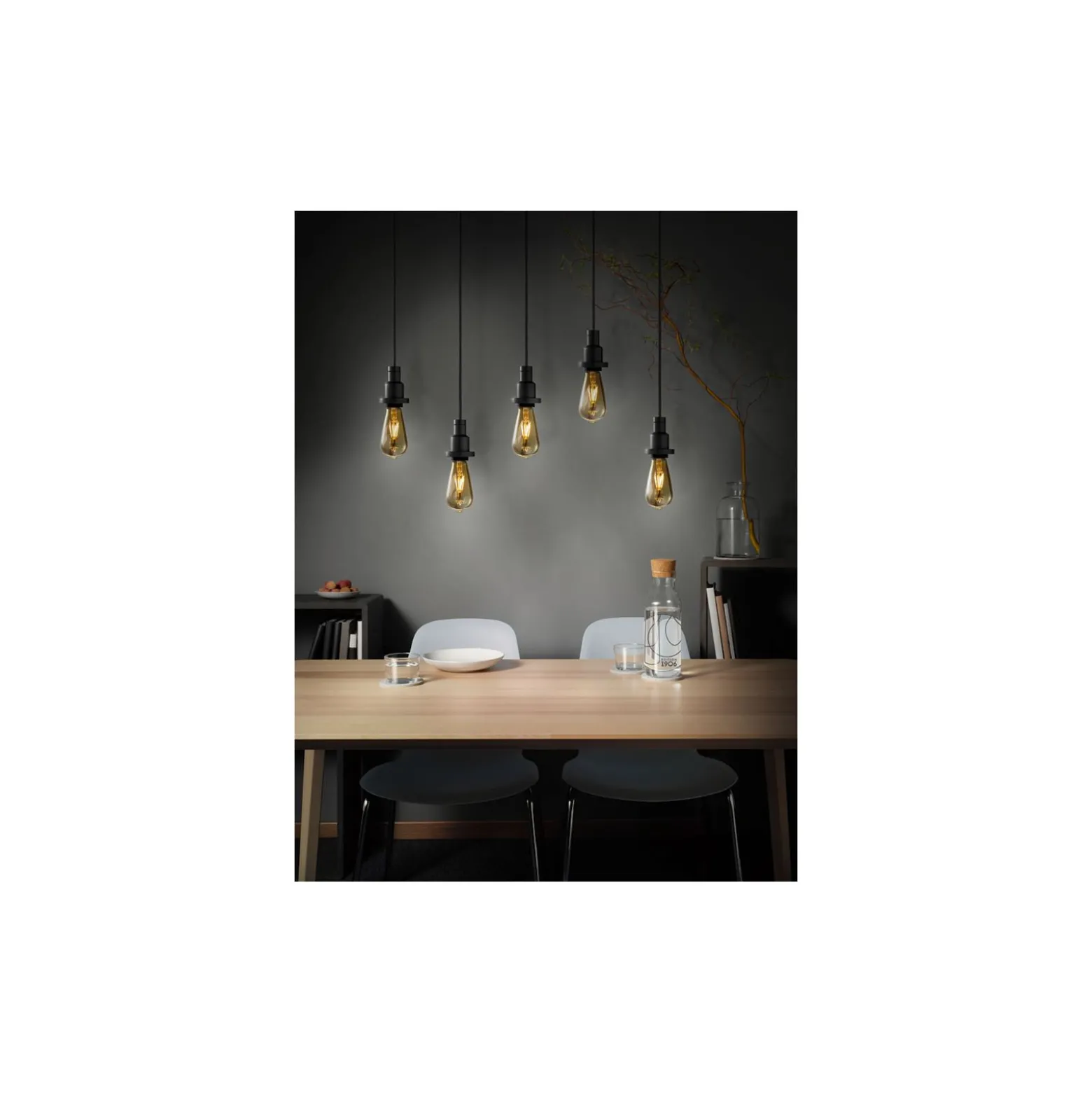 Osram Vintage 1906 LED E27 Globe Filament Guld 125mm 6.5W 650lm - 824 Extra Varm Vit | Dimbar - Ersättare 50W