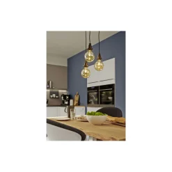 Osram Vintage 1906 LED E27 Globe Filament Guld 125mm 6.5W 650lm - 824 Extra Varm Vit | Dimbar - Ersättare 50W