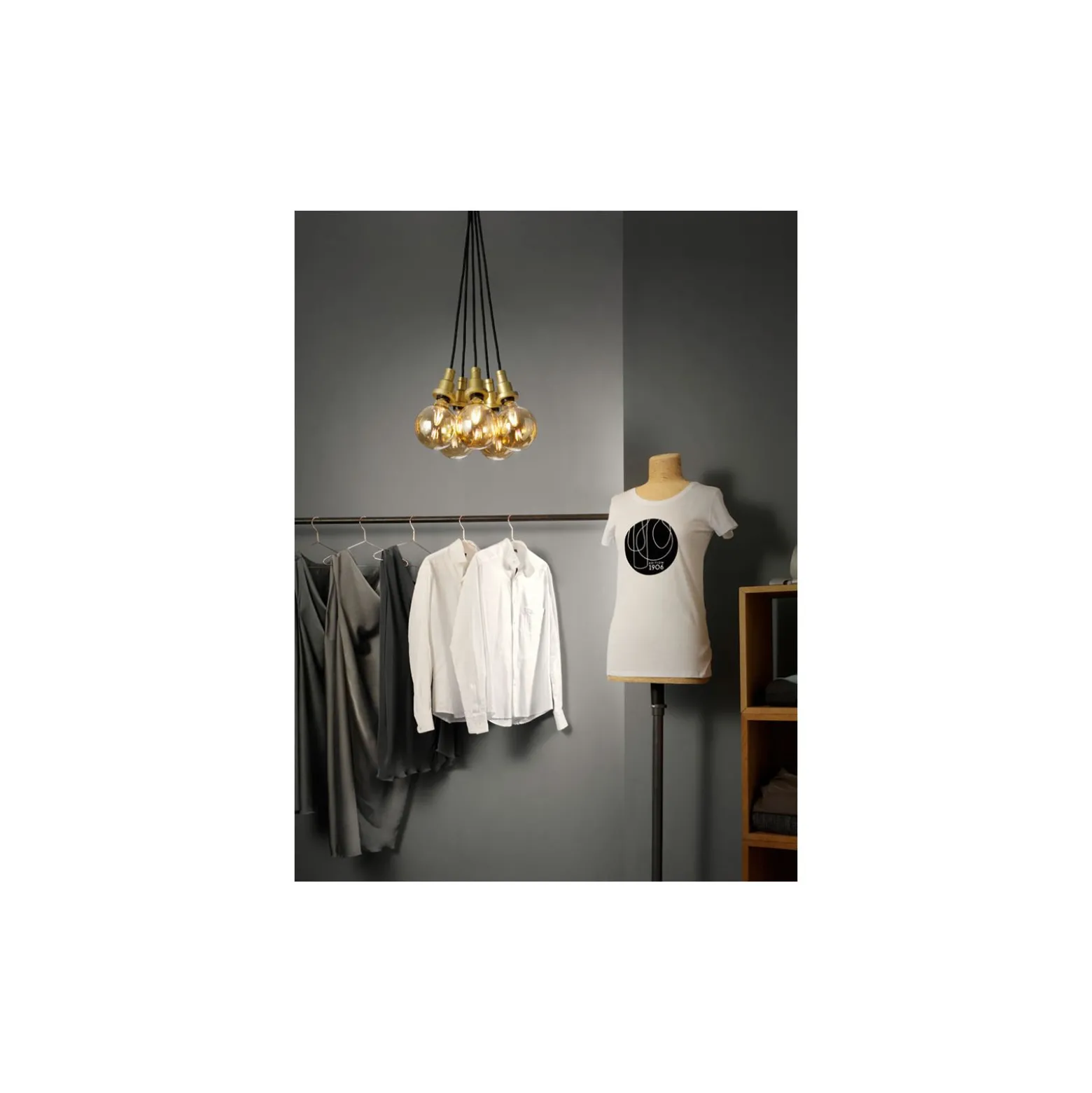 Osram Vintage 1906 LED E27 Globe Filament Guld 125mm 6.5W 650lm - 824 Extra Varm Vit | Dimbar - Ersättare 50W