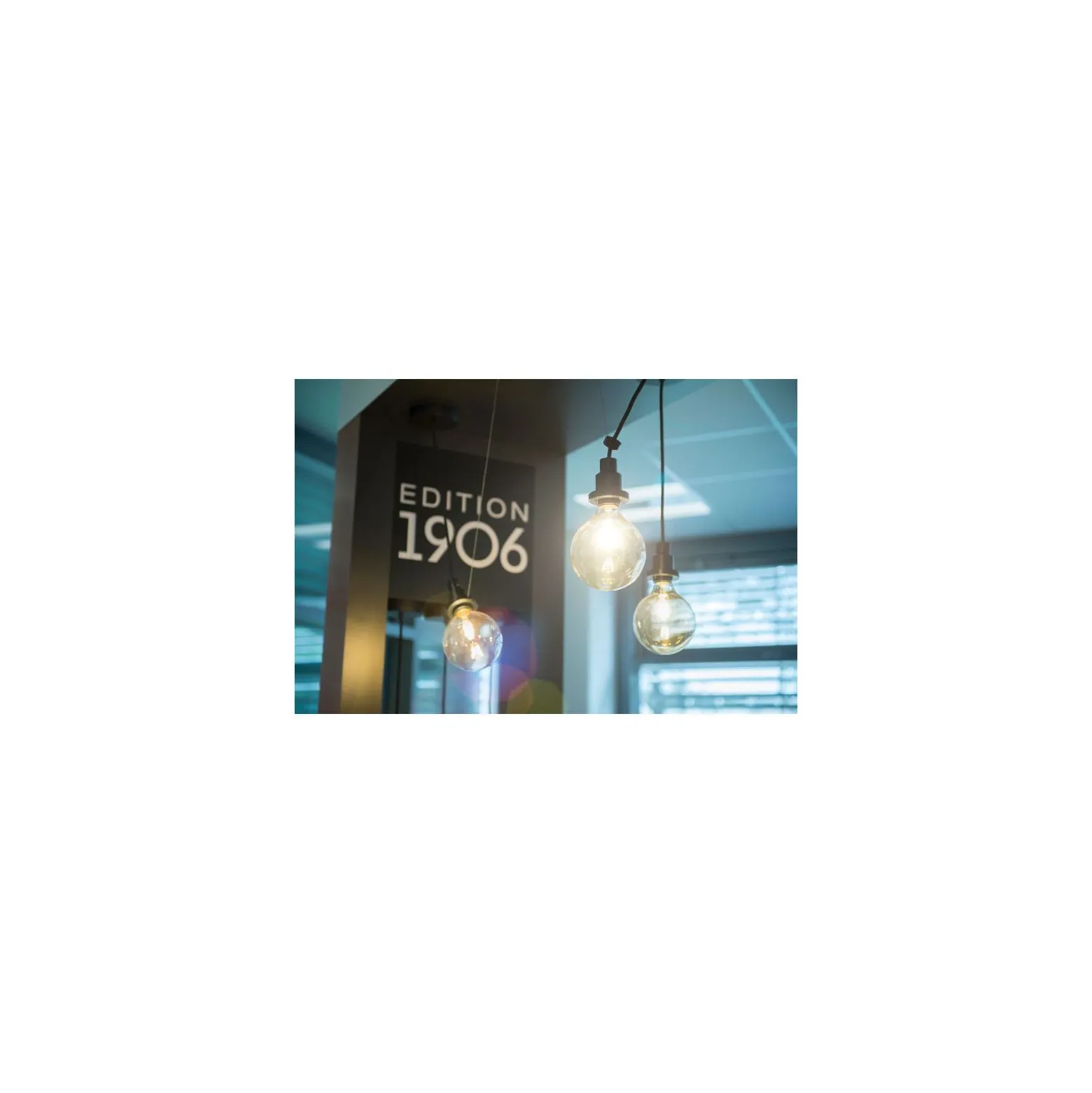 Osram Vintage 1906 LED E27 Globe Filament Guld 125mm 6.5W 650lm - 824 Extra Varm Vit | Dimbar - Ersättare 50W