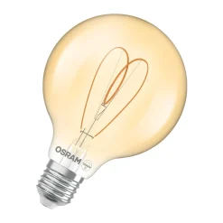 Osram Vintage 1906 LED E27 Globe Filament Guld 4.9W 470lm - 922 Extra Varm Vit | Bästa Färgåtergivning - Dimbar - Ersättare 40W