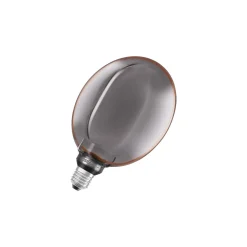 Osram Vintage 1906 LED E27 Globe Filament Smoke 183mm 4W 110lm - 818 Extra Varm Vit | Dimbar - Ersättare 12W
