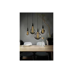 Osram Vintage 1906 LED E27 Globe Filament Smoke 125mm 5W 140lm - 818 Extra Varm Vit | Ersättare 15W