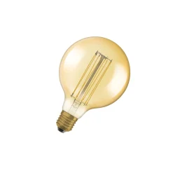 Osram Vintage 1906 LED E27 Globe Filament Gold 125mm 8.8W 806lm - 822 Extra Warm White | Dimmable