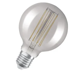 Osram Vintage 1906 LED E27 Globe Filament Smokey 125mm 11W 500lm - 818 Extra Warm White | Dimmable
