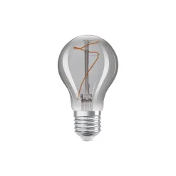 Osram Vintage 1906 LED E27 Pear Filament Smokey 3.4W 100lm - 818 Extra Warm White