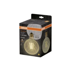 Osram Vintage 1906 LED E27 Pine Filament Guld 4.5W 470lm - 825 Extra Varm Vit | Ersättare 40W
