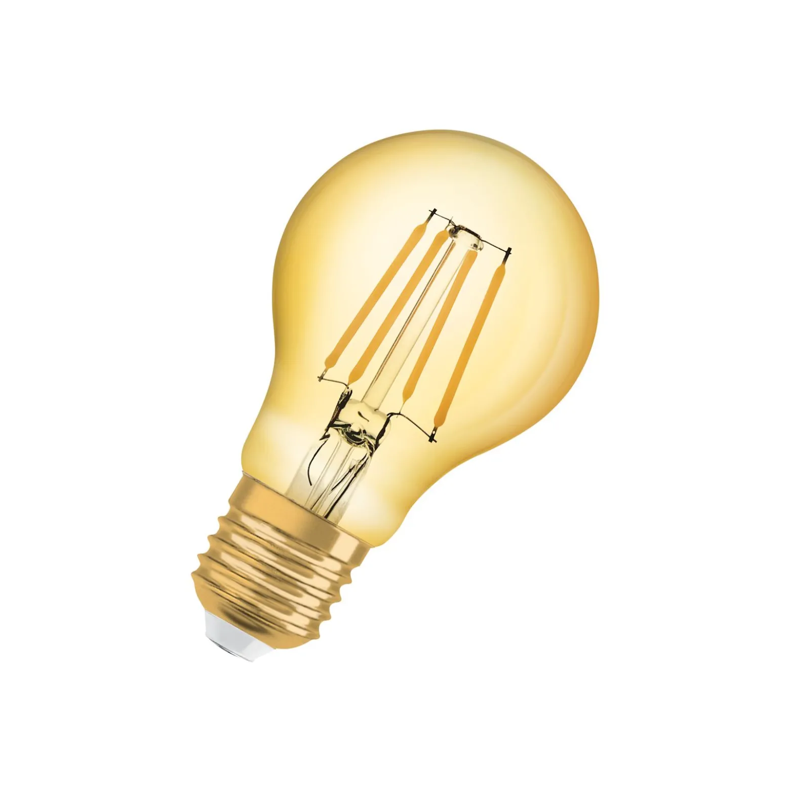 Osram Vintage 1906 LED E27 Päron Filament Guld 4W 410lm - 824 Extra Varm Vit | Ersättare 40W