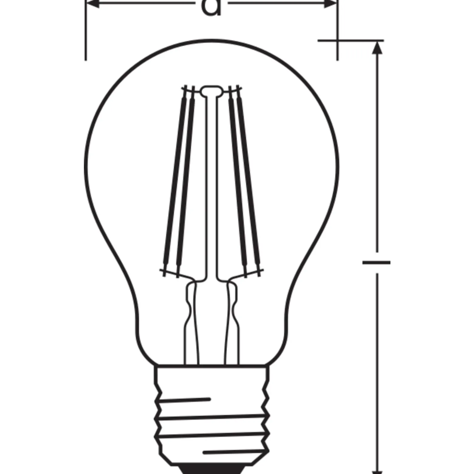 Osram Vintage 1906 LED E27 Päron Filament Guld 4W 410lm - 824 Extra Varm Vit | Ersättare 40W