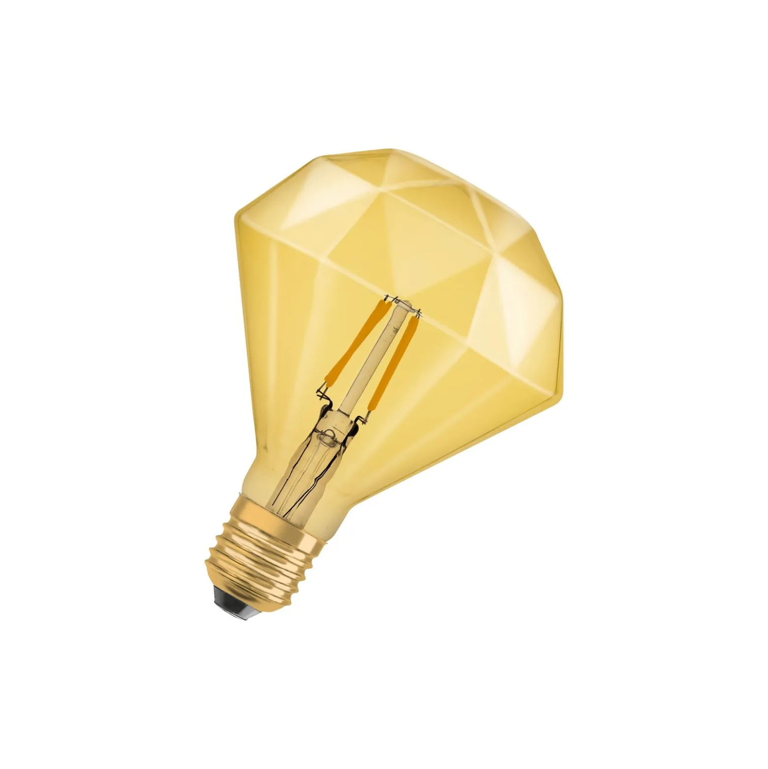 Osram Vintage 1906 LED E27 Päron Filament Guld 4.5W 420lm - 825 Extra Varm Vit | Ersättare 40W