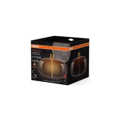 Osram Vintage 1906 LED E27 Special Filament Smoke 4W 120lm - 818 Extra Varm Vit | Dimbar - Ersättare 15W