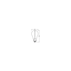 Osram Vintage 1906 LED E27 Special Filament Klar 1.8W 100lm - 827 Extra Varm Vit | Ersättare 15W