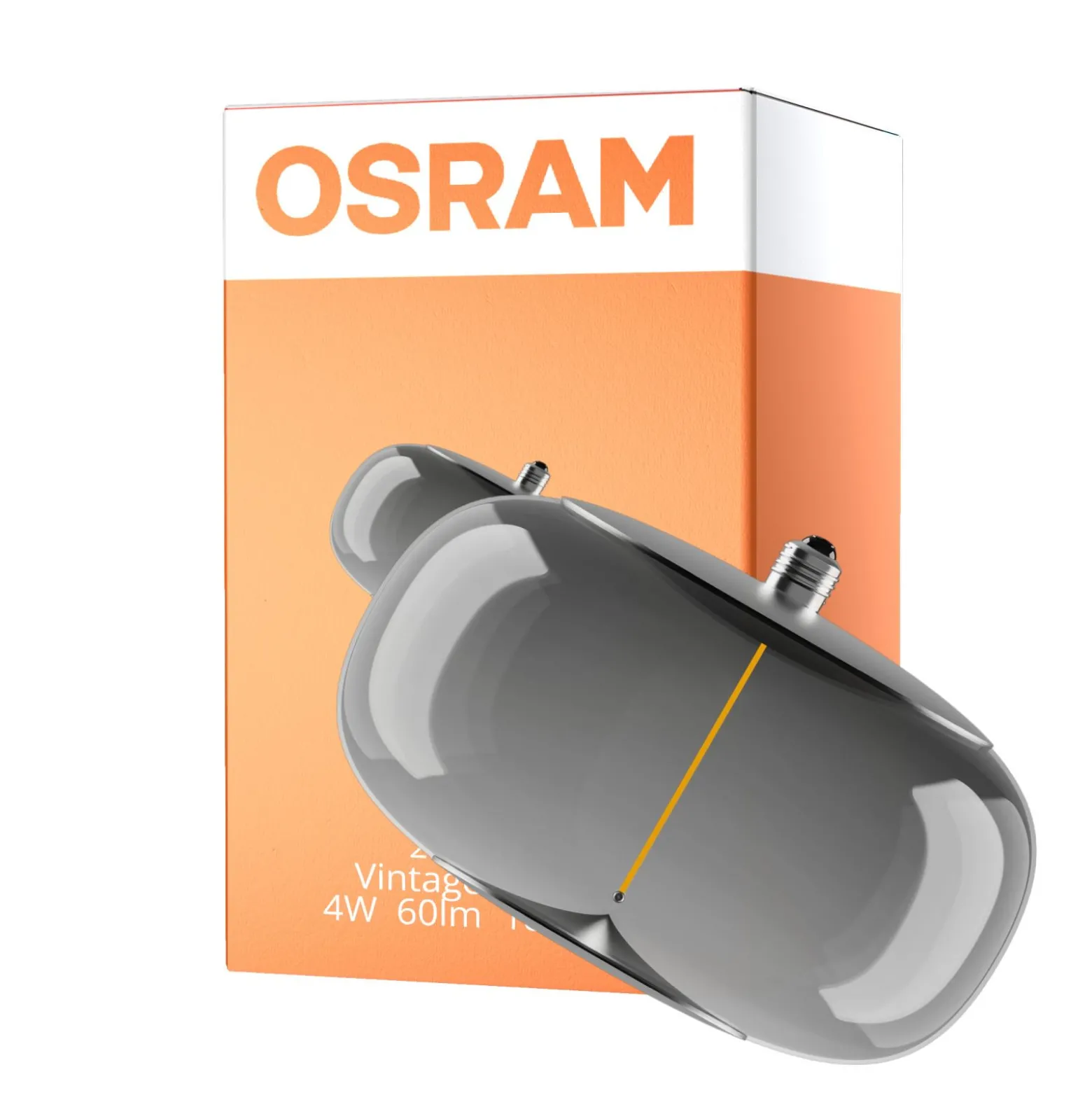 Osram Vintage 1906 LED E27 Special Filament Klar 4W 60lm - 818 Extra Varm Vit | Ersättare 15W