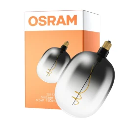 Osram Vintage 1906 LED E27 Special Filament Smoke 4.5W 150lm - 818 Extra Varm Vit | Ersättare 15W