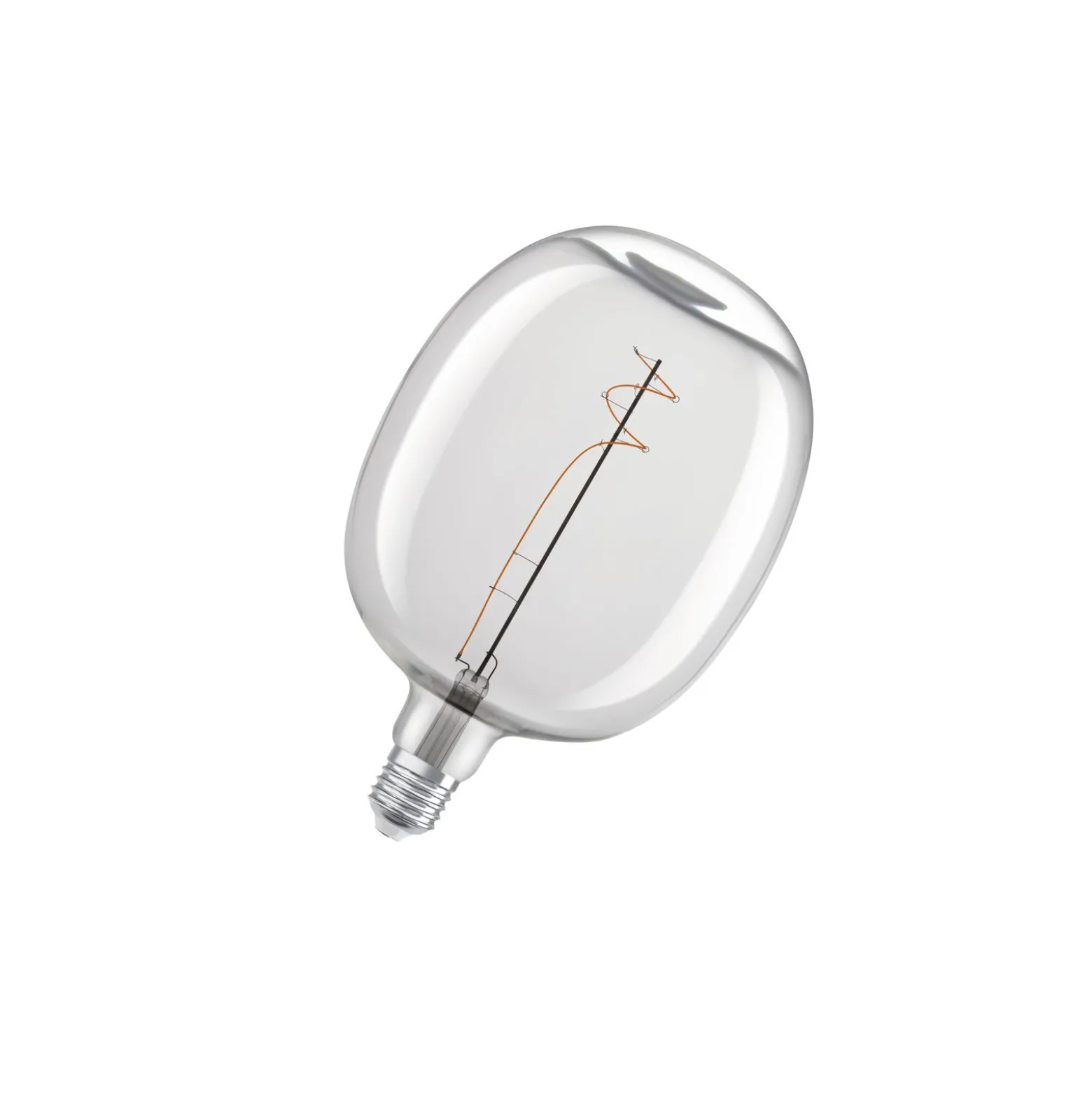 Osram Vintage 1906 LED E27 Special Filament Mirror Silver 4.8W 400lm - 827 Extra Warm White | Dimmable