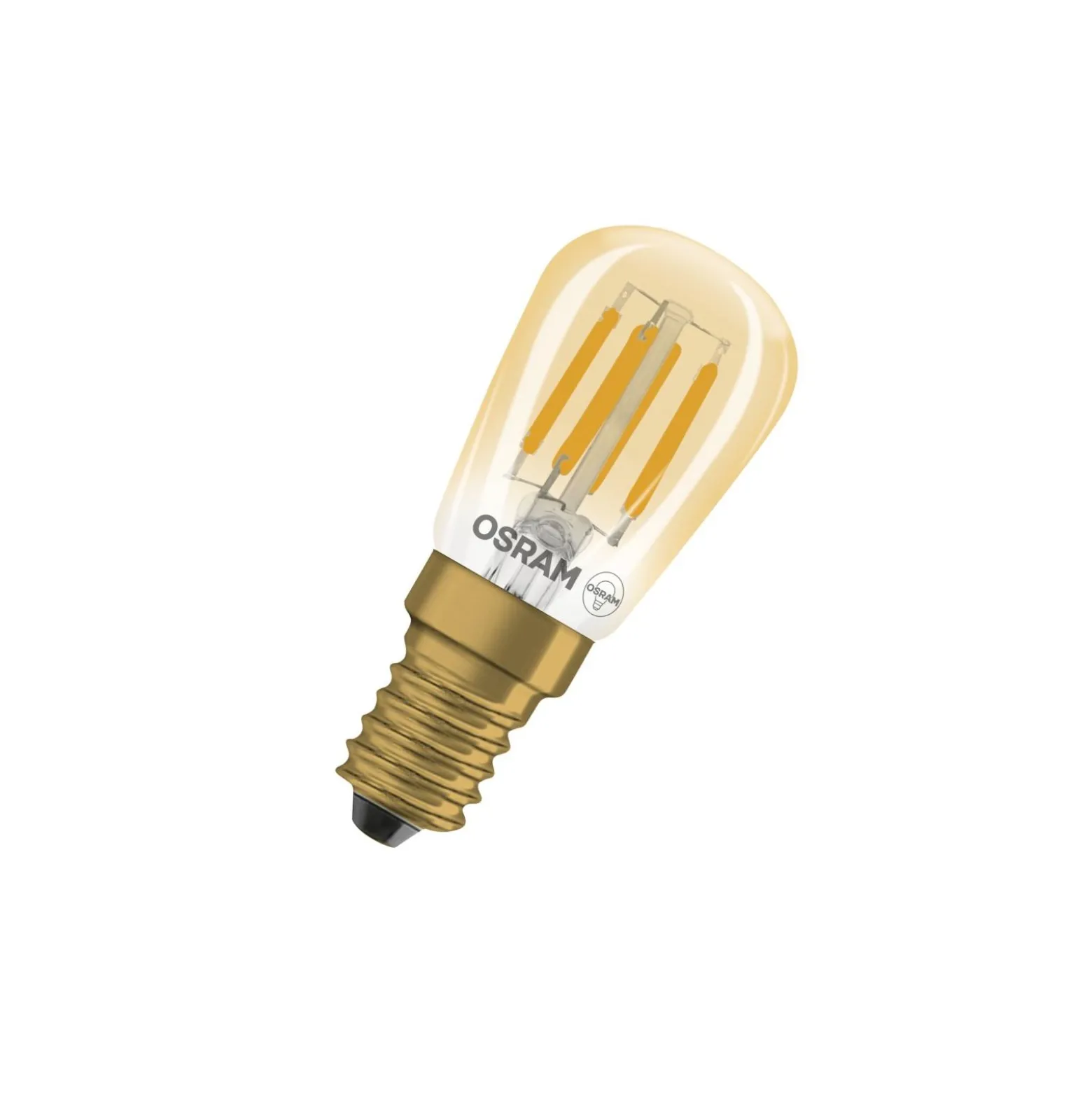 Osram Vintage 1906 LED Special Shapes E14 Tubular Ambar 2.8W 250lm - 822 Extra Varm Vit | Dimbar - Ersättare 25W