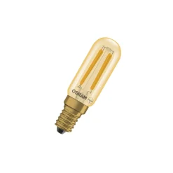 Osram Vintage 1906 LED Special Shapes E14 Tubular Ambar 4.8W 470lm - 822 Extra Varm Vit | Dimbar - Ersättare 40W