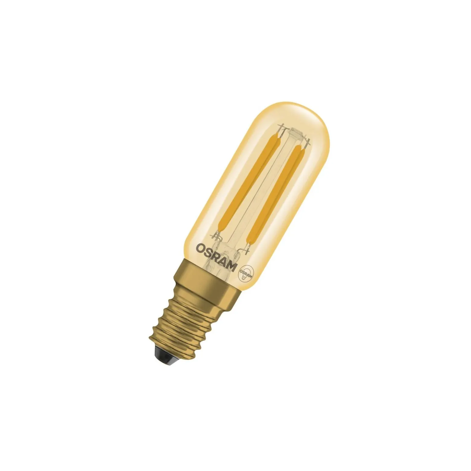 Osram Vintage 1906 LED Special Shapes E14 Tubular Ambar 4.8W 470lm - 822 Extra Varm Vit | Dimbar - Ersättare 40W