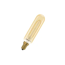 Osram Vintage 1906 LED Special Shapes E14 Tubular Ambar 2.8W 250lm - 822 Extra Varm Vit | Dimbar - Ersättare 25W