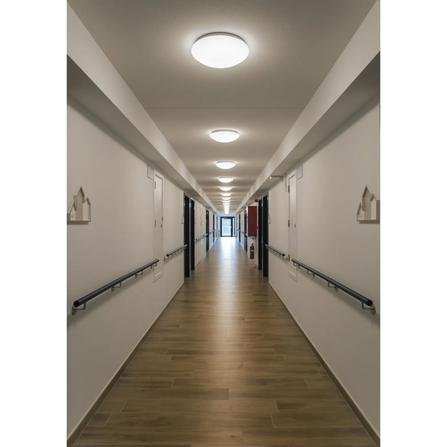SLV Lipsy Wall/Taklampa Aluminium Vit 17.5W 2050lm - 830 Varm Vit | IP44