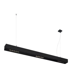 SLV Q-Line Pendellampa Aluminium Svart 46W 2300lm - 940 Kallvit | Bästa Färgåtergivning - UGR<11 - Dimbar