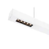 SLV Q-Line Pendellampa Aluminium Vit 46W 2100lm - 930 Varm Vit | Bästa Färgåtergivning - UGR<11 - Dimbar