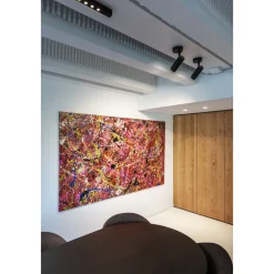 SLV Q-Line Wall/Taklampa Aluminium Svart 93W 4200lm - 930 Varm Vit | Bästa Färgåtergivning - UGR<11 - Dimbar