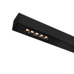 SLV Q-Line Wall/Taklampa Aluminium Svart 93W 4200lm - 930 Varm Vit | Bästa Färgåtergivning - UGR<11 - Dimbar