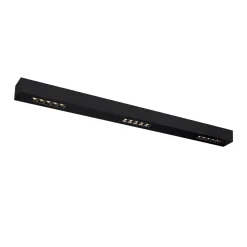 SLV Q-Line Wall/Taklampa Aluminium Svart 46W 2300lm - 940 Kallvit | Bästa Färgåtergivning - UGR<11 - Dimbar