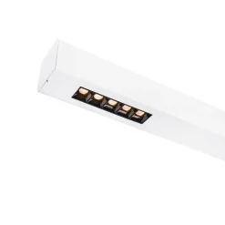 SLV Q-Line Wall/Taklampa Aluminium Vit 46W 2100lm - 930 Varm Vit | Bästa Färgåtergivning - UGR<11 - Dimbar