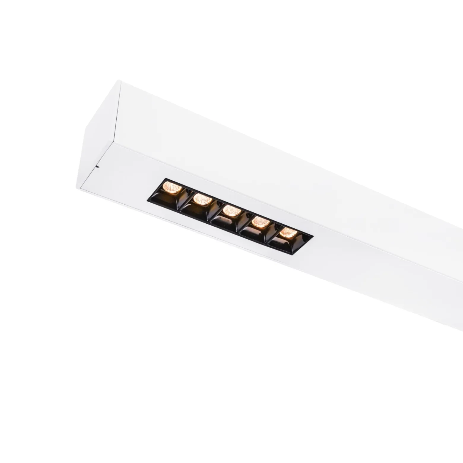 SLV Q-Line Wall/Taklampa Aluminium Vit 46W 2100lm - 930 Varm Vit | Bästa Färgåtergivning - UGR<11 - Dimbar