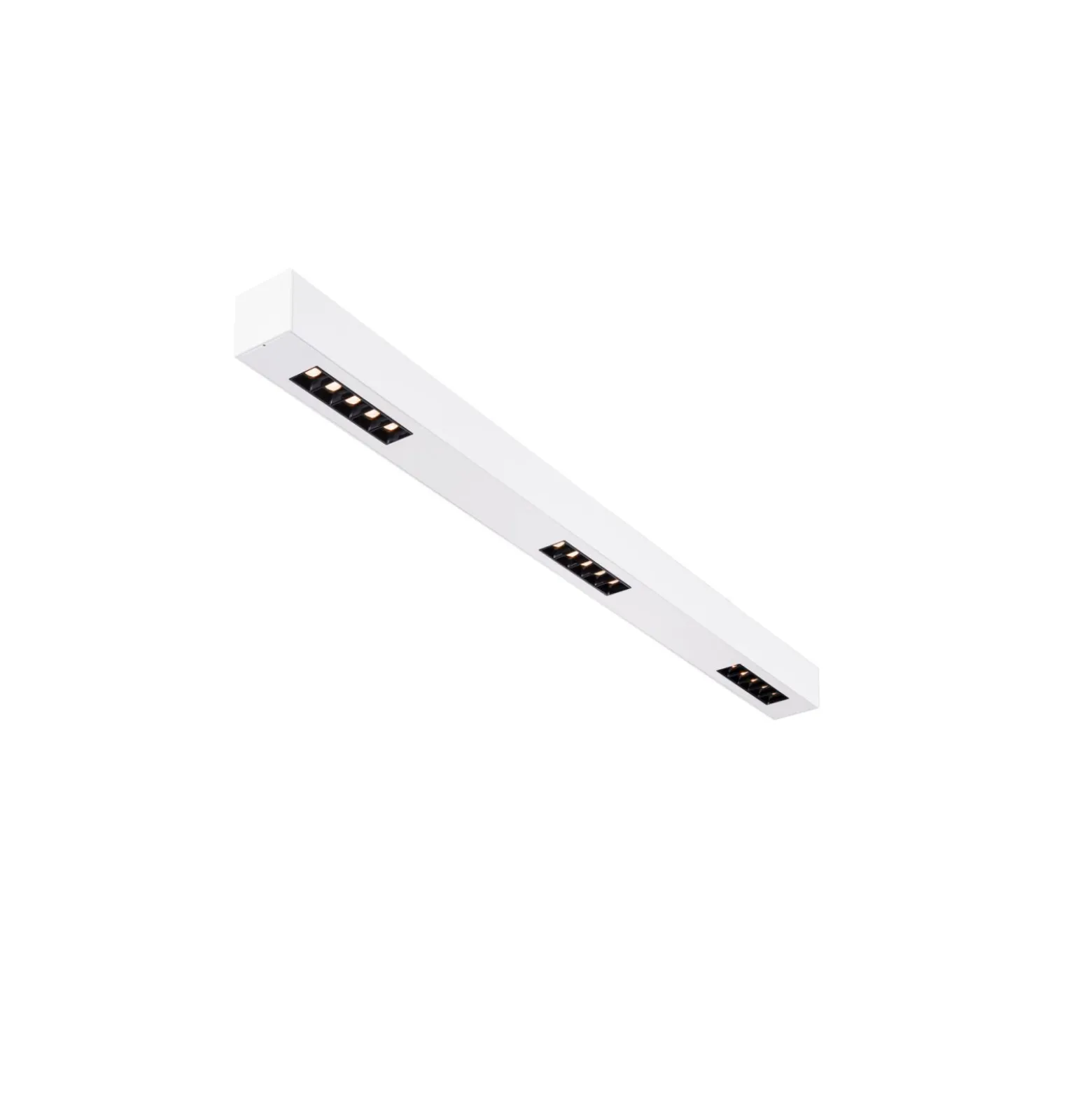 SLV Q-Line Wall/Taklampa Aluminium Vit 46W 2100lm - 930 Varm Vit | Bästa Färgåtergivning - UGR<11 - Dimbar