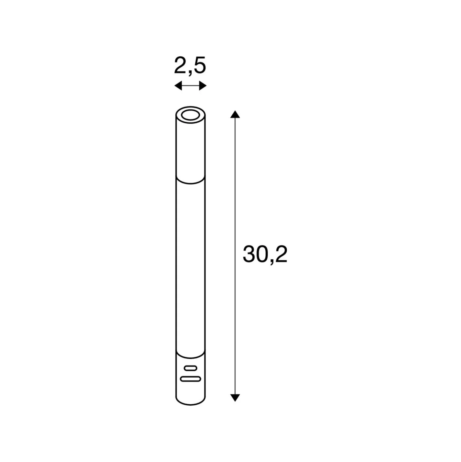 SLV Taha Bordslampa Aluminium Svart 5W 200lm - 827 Extra Varm Vit | - IP65 - Touchdimmerbar