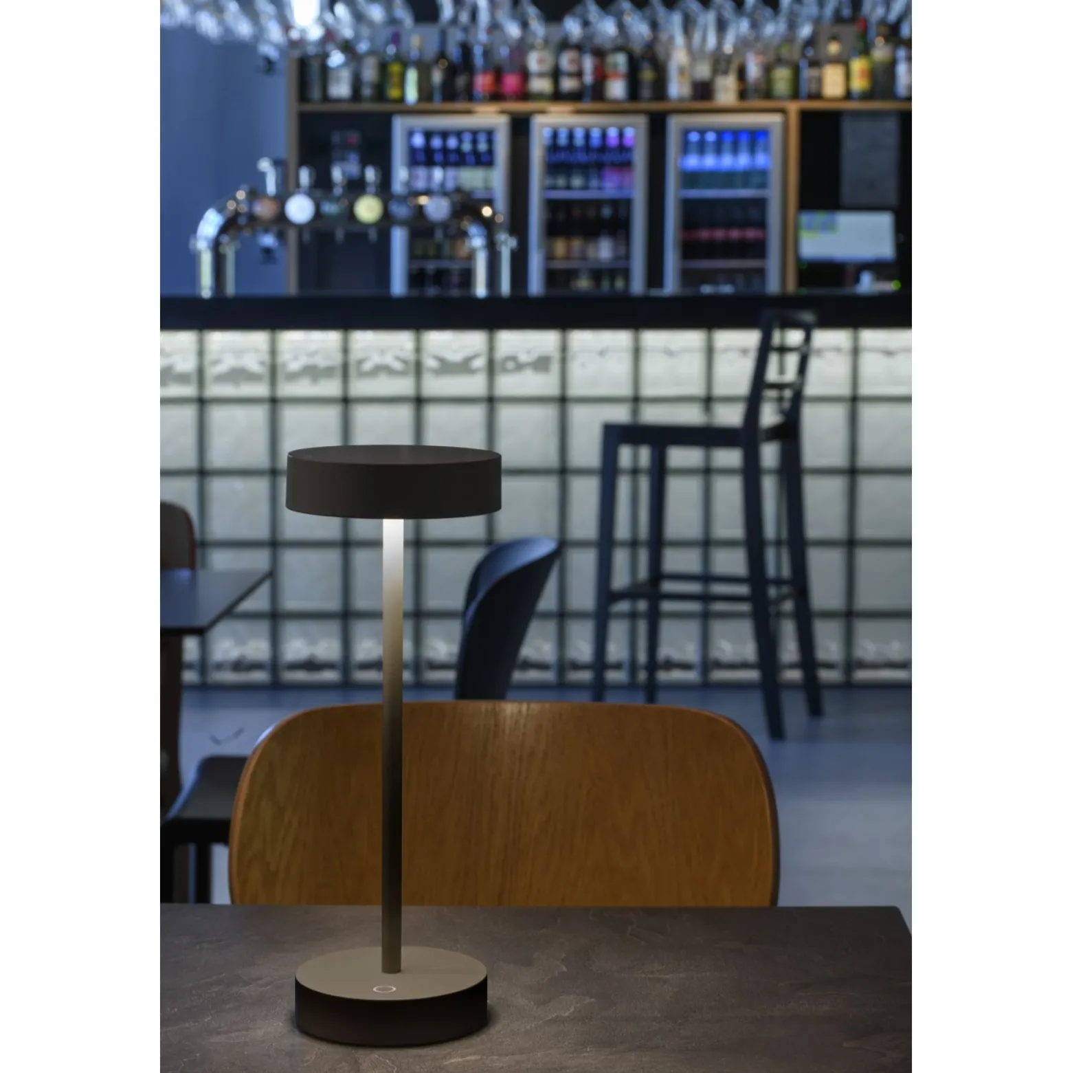 SLV Vinolina Bordslampa Aluminium Svart 2.2W 130lm - 827-830 CCT | IP54 - Touchdimmerbar