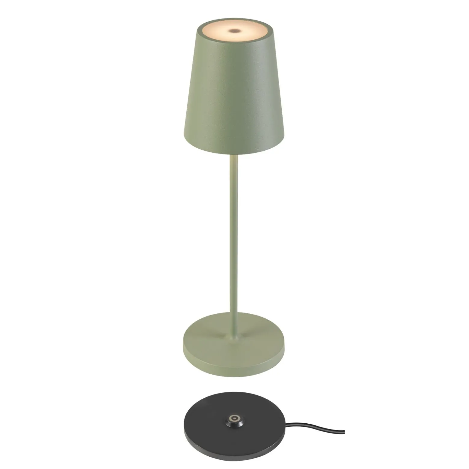 SLV Vinolina Two Bordslampa Aluminium Grön 2W 140lm - 822-827-830 CCT | IP65 - Touchdimmerbar