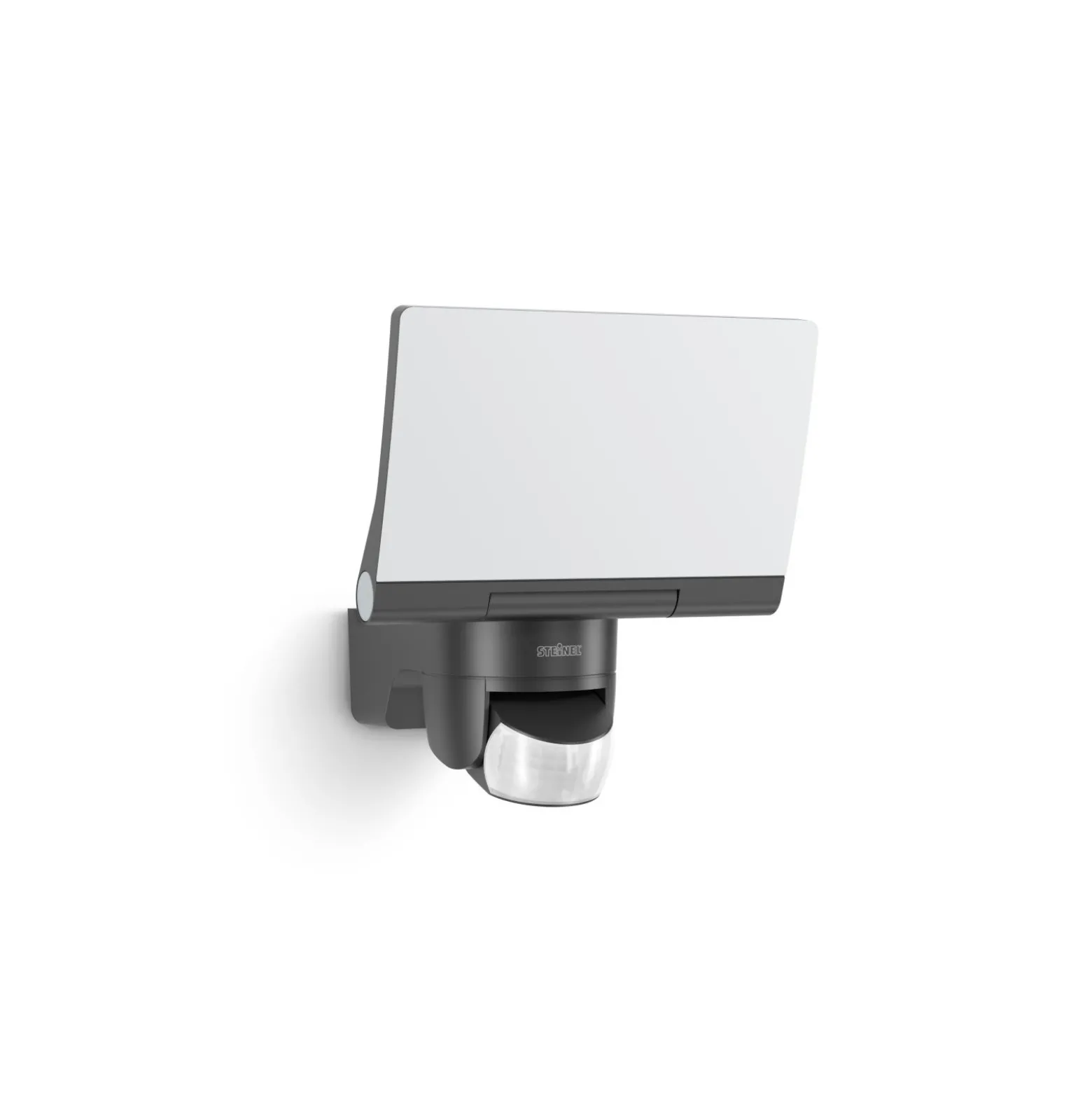 Steinel LED Strålkastare XLED Home Graphite 14.8W 1184lm - 830 Varm Vit | IP44 - Rörelse- och ljussensor - Symmetrisk