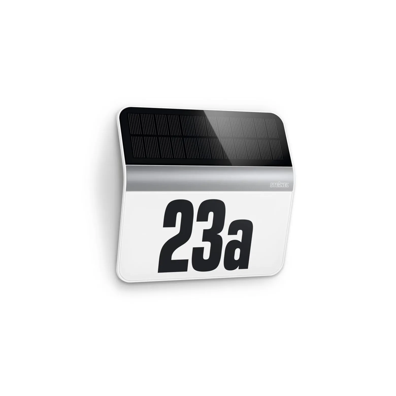 Steinel LED Vägglampa XSolar LH-N Husnummer Light RVS | Solar - Ljussensor